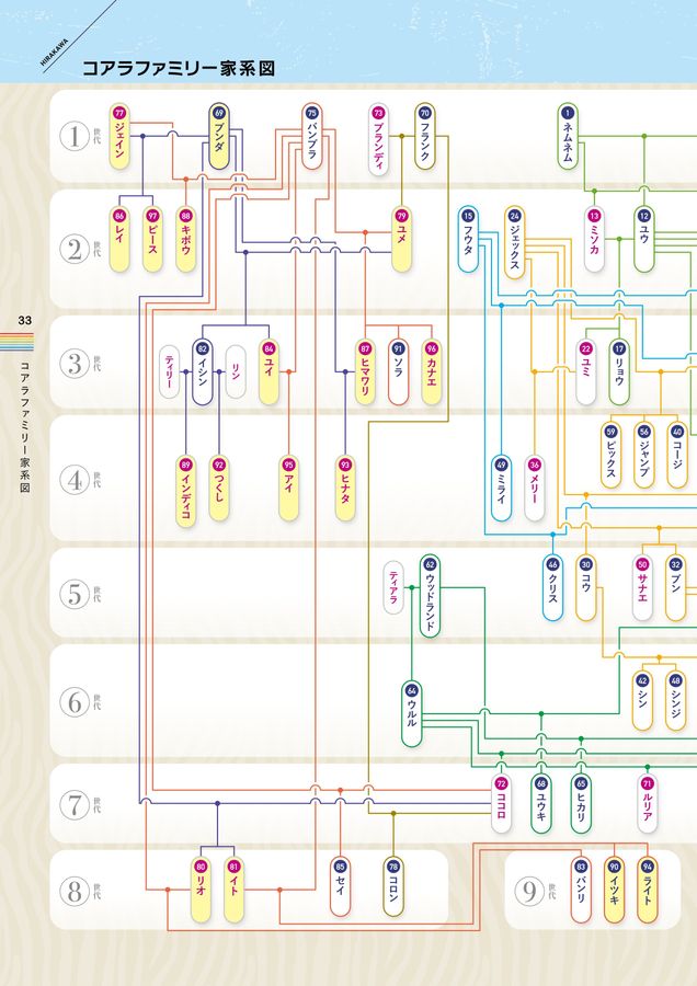 記念誌の参考デザイン例（平川動物公園50周年記念誌）